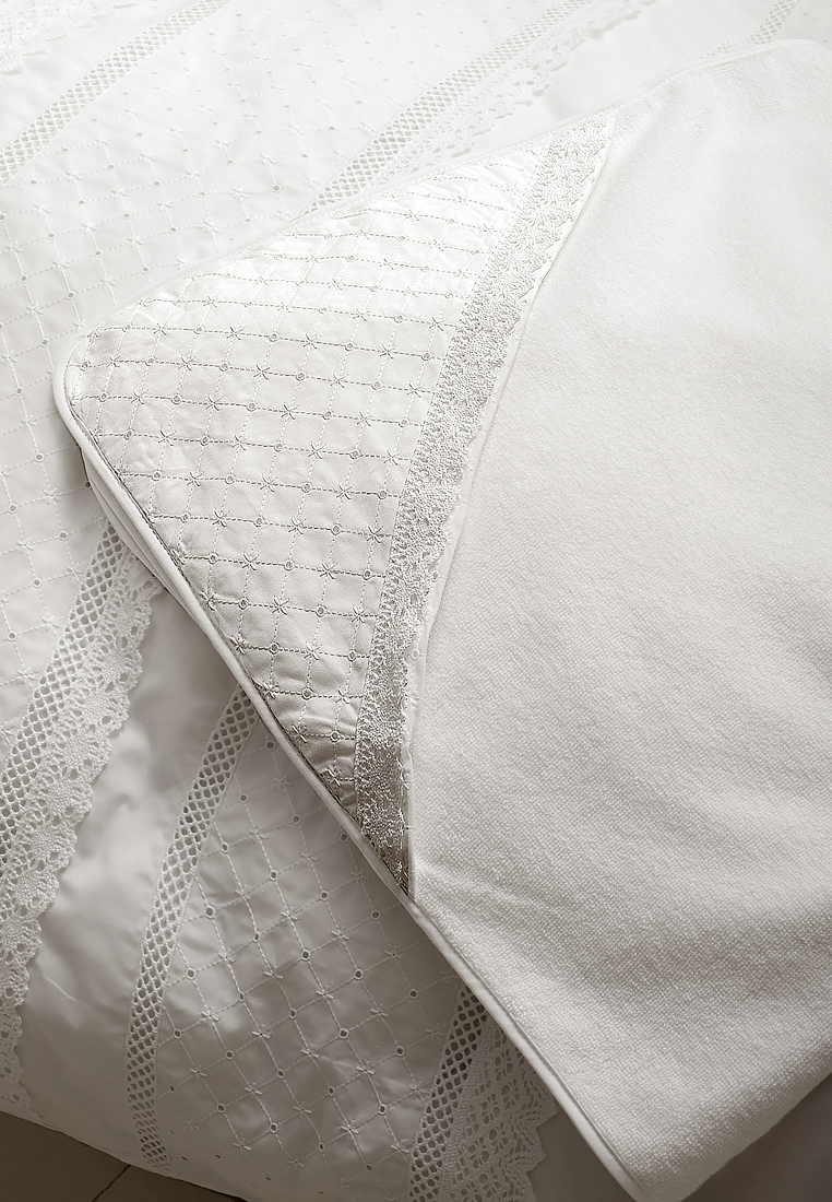 Полотенце с капюшоном "CAROL", р-р: 100х100см, белый вид 2