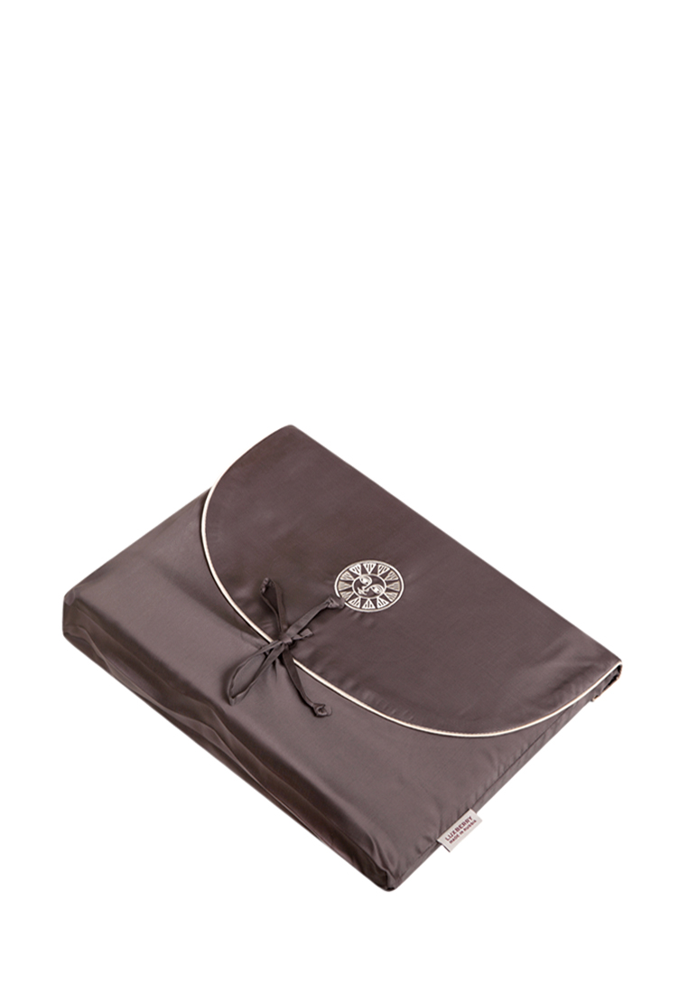 Комплект постельного белья "ТЕНСЕЛЬ", эвкалиптовое волокно, шоколадный/экрю вид 3