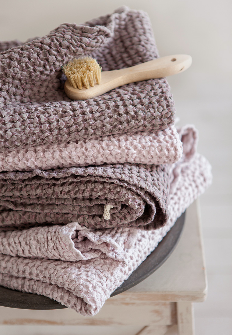 Полотенце  "TOWEL LINE", ТМ "Luxberry", ягодный крем вид 6