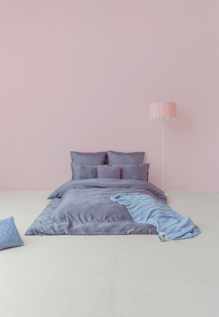 Комплект постельного белья "ТЕНСЕЛЬ", эвкалиптовое волокно, холодная лаванда/лазурный вид 3